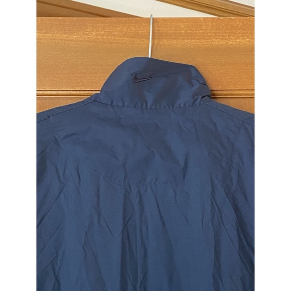 NIKE GOLF 2 In 1 Rain Wind Full Zip Removable Sleeves Men's Size Large Blue - Picture 8 of 10
